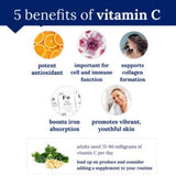 Ester-C with Citrus Bioflavonoids - Non-Acidic Vitamin C - 500 MG (120 Capsules)