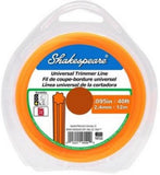 Shakespeare 17265 Universal Geared Trimmer Line 0.095 Inch x 40ft Nylon Orange