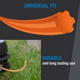 Shakespeare 17265 Universal Geared Trimmer Line 0.095 Inch x 40ft Nylon Orange