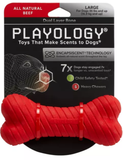 Playology 300746 All Natural Beef Scented Dual Layer Dog Chew Bone