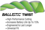 Shakespeare 17468 Ballistic Twist Trimmer Line 0.105 Inch x 180ft Nylon Green