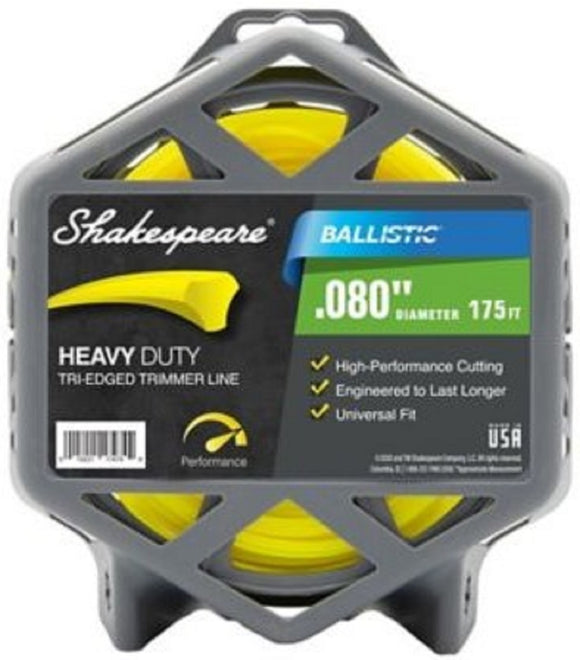 Shakespeare 17474 Universal Ballistic Triangle Shape Trimmer Line 0.08