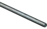 SteelWorks 11014 5/16"-18 x 36" Steel Threaded Rod, Zinc Plated