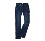 Ridgecut YLB-4048 Women's Slim Fit Mid-Rise Flex Work Jeans, Dark Wash, Size 10