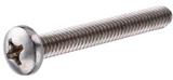 Hillman 881148 Phillips Pan-Head Stainless Machine Screws, #6-32x3/8 in., 2-Pack