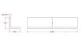 Hillman SteelWorks 1/8 in. x 1 in. x 3 ft. Weldable Hot-Rolled Steel Angle - view 5