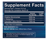 Creatine + Glutamine w/ Beta-Alanine Powder - Unflavored (10.8 oz./30 Servings)