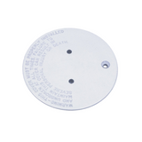 Pentair 08417-0005 Adjustable Floor Inlet Cover Plate, White
