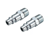 JobSmart STM8T029 3/8 in. I/M Plug 3/8 in. Male NPT Plugs, 300 PSI, 2 Pack