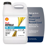 Shell Rotella 550045127 15W-40 T4 SAE Triple Protection Motor Oil, 2.5 gal