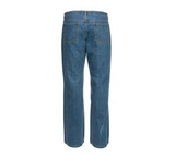Blue Mountain FMB-1501 Men's Mid-Rise Denim 5-Pocket Jeans, Medium Wash, S42X32
