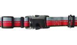 Retriever 36912 Q PKF20 Reflective Stitch Dog Collar, 1 x 18.26 in. Pink