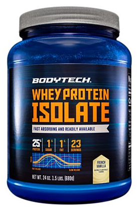 Whey Protein Isolate - French Vanilla (1.5 Lbs. / 23 Servings)