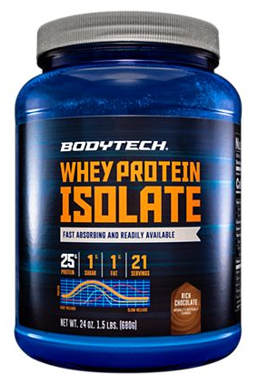 Whey Protein Isolate Powder - Decadent Chocolate (1.5 lbs./21 Servings)