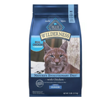 Blue Buffalo 800306 Wilderness Adult Indoor Grain-Free Chicken Recipe Dry Cat Food, 5 lb.