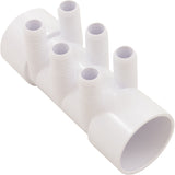 Custom Molded 21024-000-100 Manifold, 2"s x 2"s x (6)3/4"b, Flow Thru