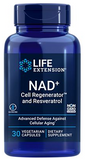 NAD+ Cell Regenerator & Resveratrol - Supports Cellular Aging (30 Veg Capsules)
