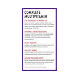 Multivitamin for Women 55+ - Whole-Food Complex (72 Vegetarian Tablets)