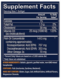 High-Quality Omega-3 Fish Oil with Vitamin D3 - 1,060 EPA/DHA (120 Softgels)