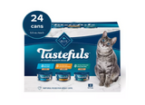 Blue Buffalo Tastefuls 804124 All Life Stages Pate Wet Cat Food pk., 5.5 oz., 24 Cans