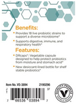 Probiotic - 20 Billion CFUs - Promotes Digestive Health, 60 Plant-Based Capsules
