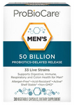 Men’s Probiotic - 50 Billion CFUs - Promotes Digestive Wellness (30 Veggie Caps)