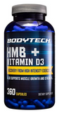 HMB + Vitamin D3 - Aids Muscle Development and Strength (360 Vegetable Capsules)