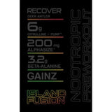 Woke AF Black Nootropic Pre-Workout - Island Fusion (12.60 oz. / 30 Servings)