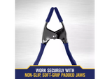 Irwin 222803 3" Blue-Colored SPR Clamp for Secure Clamping Applications, Steel