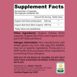 Sea Moss Superfood Capsules with Beet Root - 1,000 MG (120 Veggie Capsules)