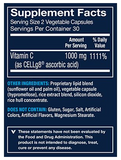 Liposomal Vitamin C for Immune Support - Bioavailability - 1,000 MG, 60 Capsules