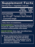 Liposomal Turmeric for Joint Health - 425 MG (90 Veggie Capsules)
