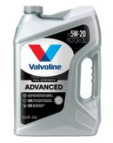 Valvoline 881147 Advanced Synthetic SAE 5W-20 Motor Oil,  5 qt. (4.73L)