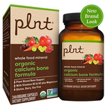 Organic Calcium Bone Formula - Plant-Derived Bone Support w/ Vitamins, 240 Caps