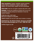 Organic Calcium Bone Formula - Plant-Derived Bone Support w/ Vitamins, 240 Caps