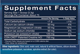 Creatine HCL + Electrolytes Powder - Rocket Pop (75 Servings) - High Solubility