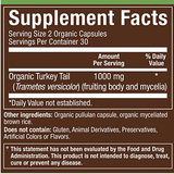 Organic Turkey Tail - Herbal Blend for Immune Booster (60 Organic Capsules)