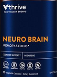 Neuro Brain - Cognitive, Focus & Memory Support - Caffeine-Free (30 Veg Cap)