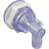 Waterway 228-0308 Jet Body, Mini Storm, a3/8"b, w3/4"b, Thd, Clear