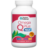 Omega Q Plus Max with Omega-3s, CoQ10, Resveratrol & Turmeric (60 Softgels)