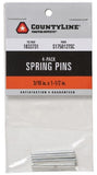 CountyLine 22KITA135 Spring Pins 3/16 Inch x 1-1/2 Inches Pack of 4