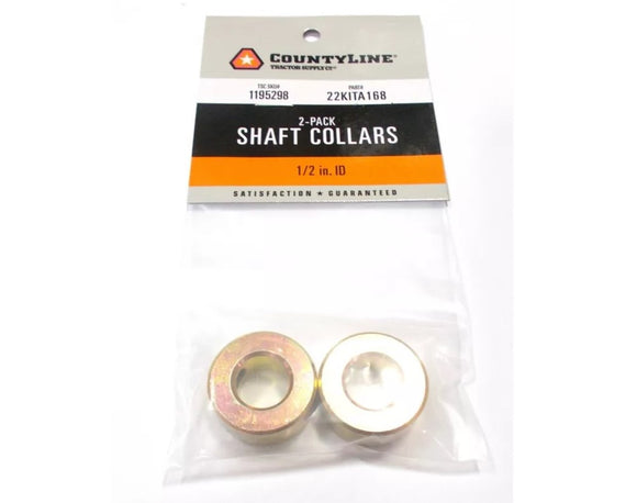 CountyLine 22KITA168 1/2 in. Universal Set Collars, 2-Pack, Steel Material