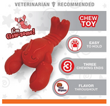 Nylabone Power Chew Filet Mignon Lobster Dog Toy, Medium/Wolf, Up to 25 lb.