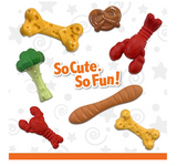 Nylabone Power Chew Filet Mignon Lobster Dog Toy, Medium/Wolf, Up to 25 lb.