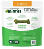 Minties Dental Bone Large, Help to clean Teeth and Fresh Breath Dog Treats, 32oz