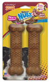 Nylabone NENM502TPW - Natural Nubz Edible Dog Chews, Beef Flavor w/ Meaty Center