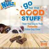 Nylabone NENM502TPW - Natural Nubz Edible Dog Chews, Beef Flavor w/ Meaty Center
