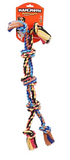 Mammoth 20226F Flosy Chews Premium, Double Rope Tug Dog Toy, All Life Stages
