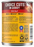 Pedigree 10141821 - Choice Cuts In Gravy With Beef, Made w/ Real Beef, 1 Can