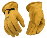 Kinco 50BT-XL Men's GLV Split Cow Ball and Tape Leather Work Gloves, 1 Pair, XL